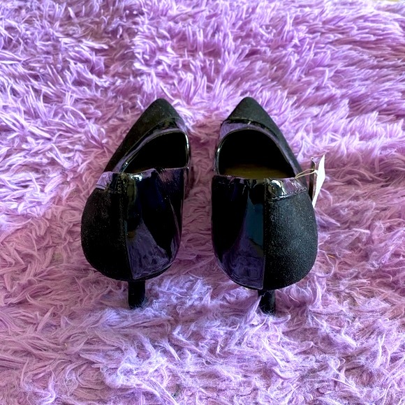 Comfort Plus by Predictions Black Suede & Leather - Picture 7 of 11